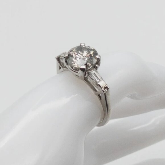 3.3CT+ Diamond Platinum Wedding Ring $37,000 - Picture 4 of 8